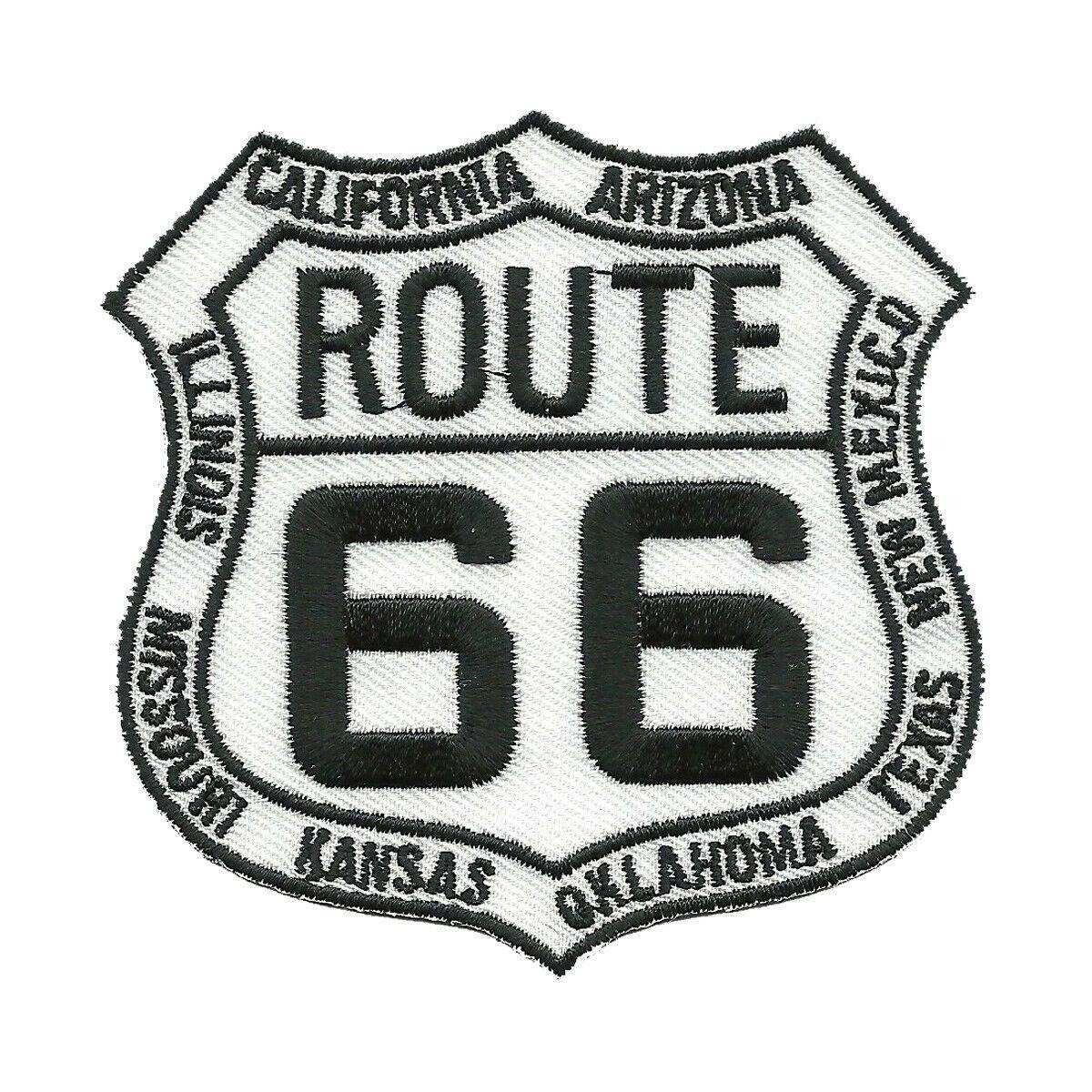 Route 66 Patch With all Route State Names Iron On Embroidered | Etsy