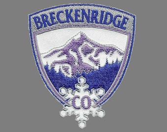 Breckenridge Colorado Patch – Ski Patch- CO Resort Patch – Colorado Souvenir – Travel Patch – Iron On – Embellishment – Applique