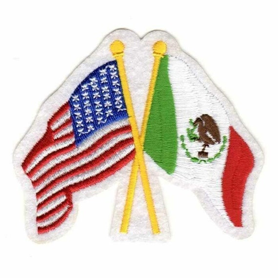 US Flag Store Mexico Patch | Premium Quality Embroidered Durable Patch with  Dimensions Approximately 3 x 2.5 | International Flag Patch Perfect for