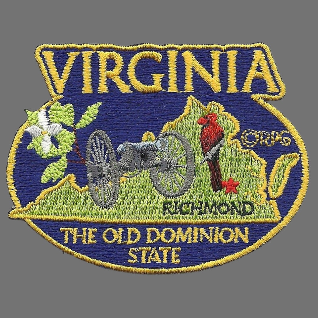 Virginia Patch – VA State Travel Patch Souvenir Applique 3