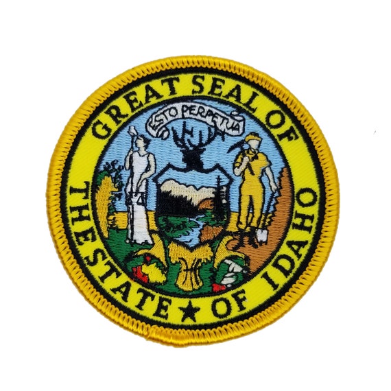 Idaho State Seal Patch ID Seal of the State Great Seal of | Etsy