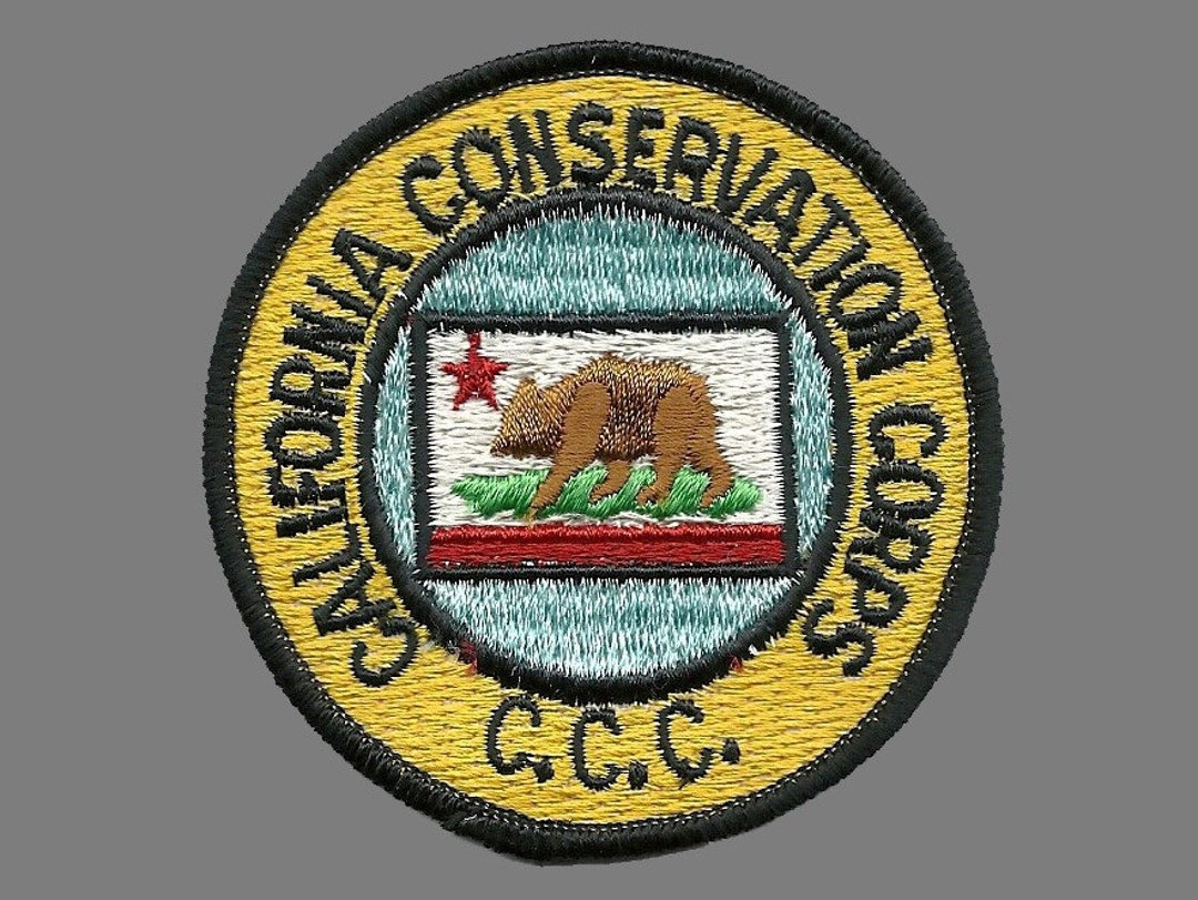 California Patch – California Conservation Corps – CCC Travel Patch – 3 ...