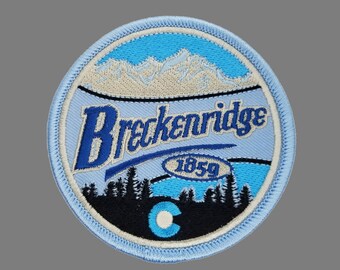 Ski Breckenridge Colorado Souvenir Snowflake Patch 