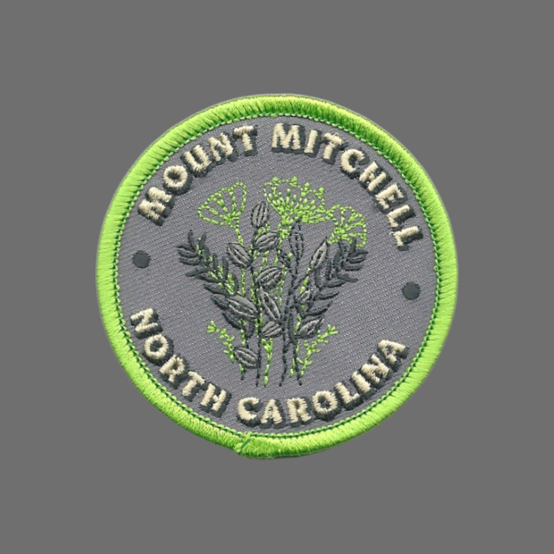 North Carolina Patch – Mount Mitchell NC Travel Patch Souvenir Applique ...