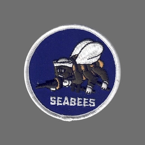 Seabees Patch – Navy – Naval Construction Battalion - 6866W