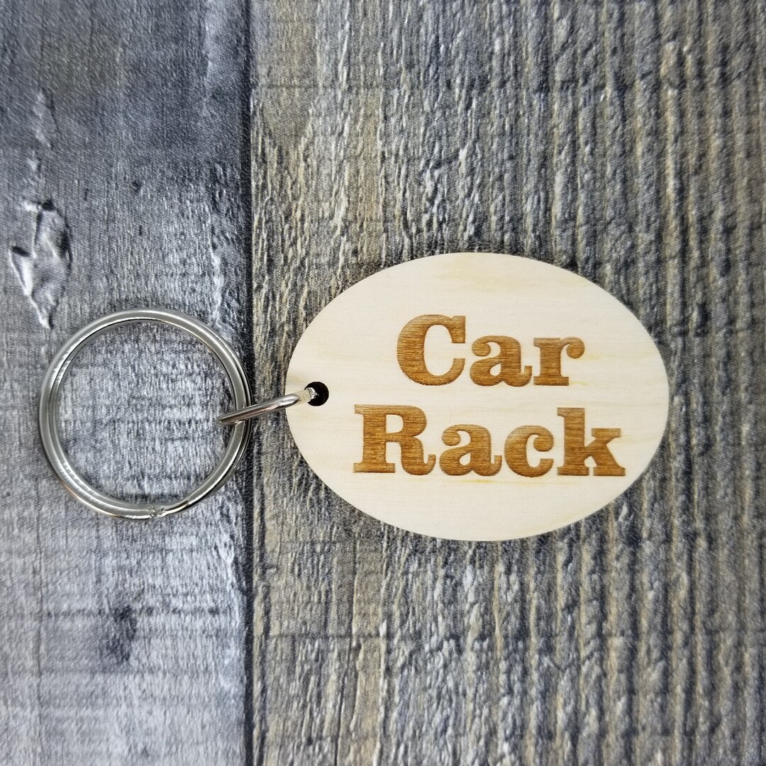 Library Car Keychains Car Rack Wood Keychain Key Ring Keychain Gift Key Chain Key Tag Key ...