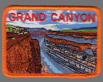 Grand Canyon National Park Patch Colorado River Iron On Arizona Souvenir Travel Patch Applique Embellishment AZ