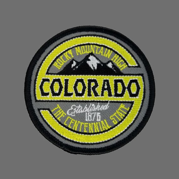 thumbnail interactive-video image 1 of Rocky Mountain Colorado Patch – Embroidered Iron-On Souvenir (Athena Brands, USA Made) 1 of 2