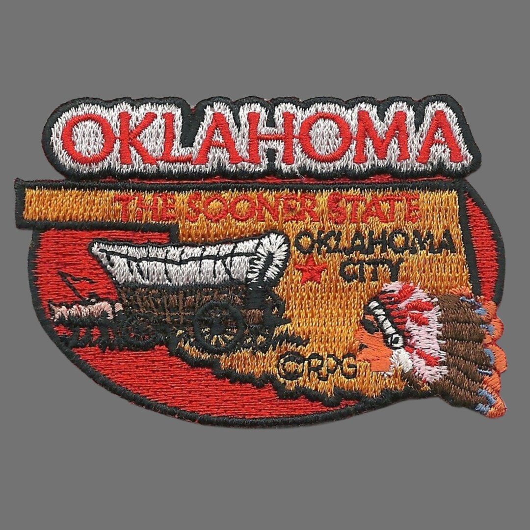 Parche Bordado Oklahoma State Cowboys - Tamaño 3 1/4 X 1 1/4 Pulgadas, Para Planchar O Coser, NCAA