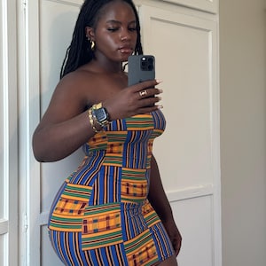 Stretch Ankara Tube Dress