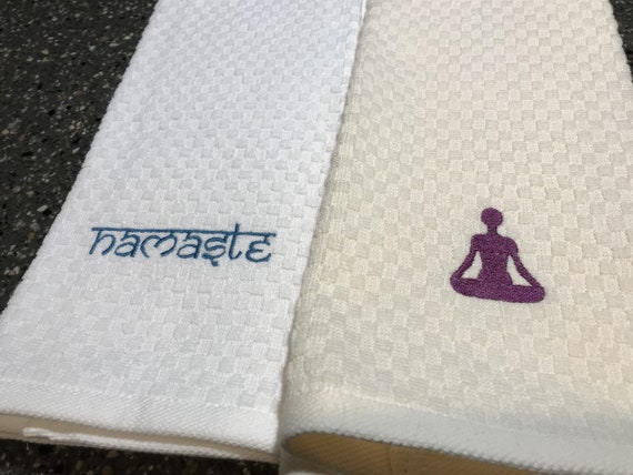 custom yoga towels