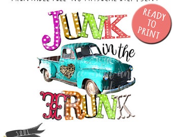 Junk In The Trunk Etsy