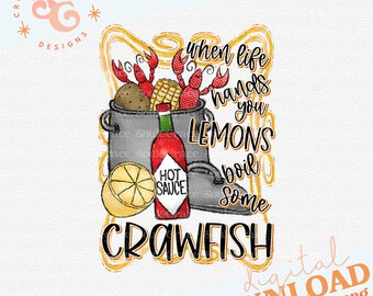 when life gives you lemons shirt png for women, crawfish boil clip art for invitations, kitchen towel png sublimation designs for cutting