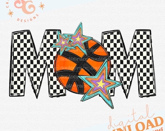 basketball mom png files for moms, Mothers day png for tshirts, basketball mama sublimation designs for trucker hats game day basketball png