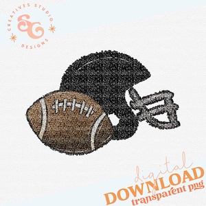 Sequin Football and Helmet Yellow Gold Digital Design, INSTANT DOWNLOAD, PNG Printable, Sublimation Design