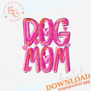 dog lover Valentines day png files for women, dog mom sublimation design downloads for shirts, hot pink coquette png designs for DTF, rescue