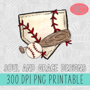 Baseball Homeplate Digital Design- Baseball Sports Homeplate Clip Art Png Team Spirit- INSTANT DOWNLOAD - PNG Printable - Sublimation Design