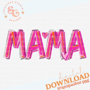 mama Valentines png designs for Mom, hot pink mama coquette png for mugs, pretty in pink Valentines day sublimation designs for t shirts