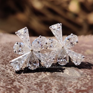 6 stone diamond earrings store