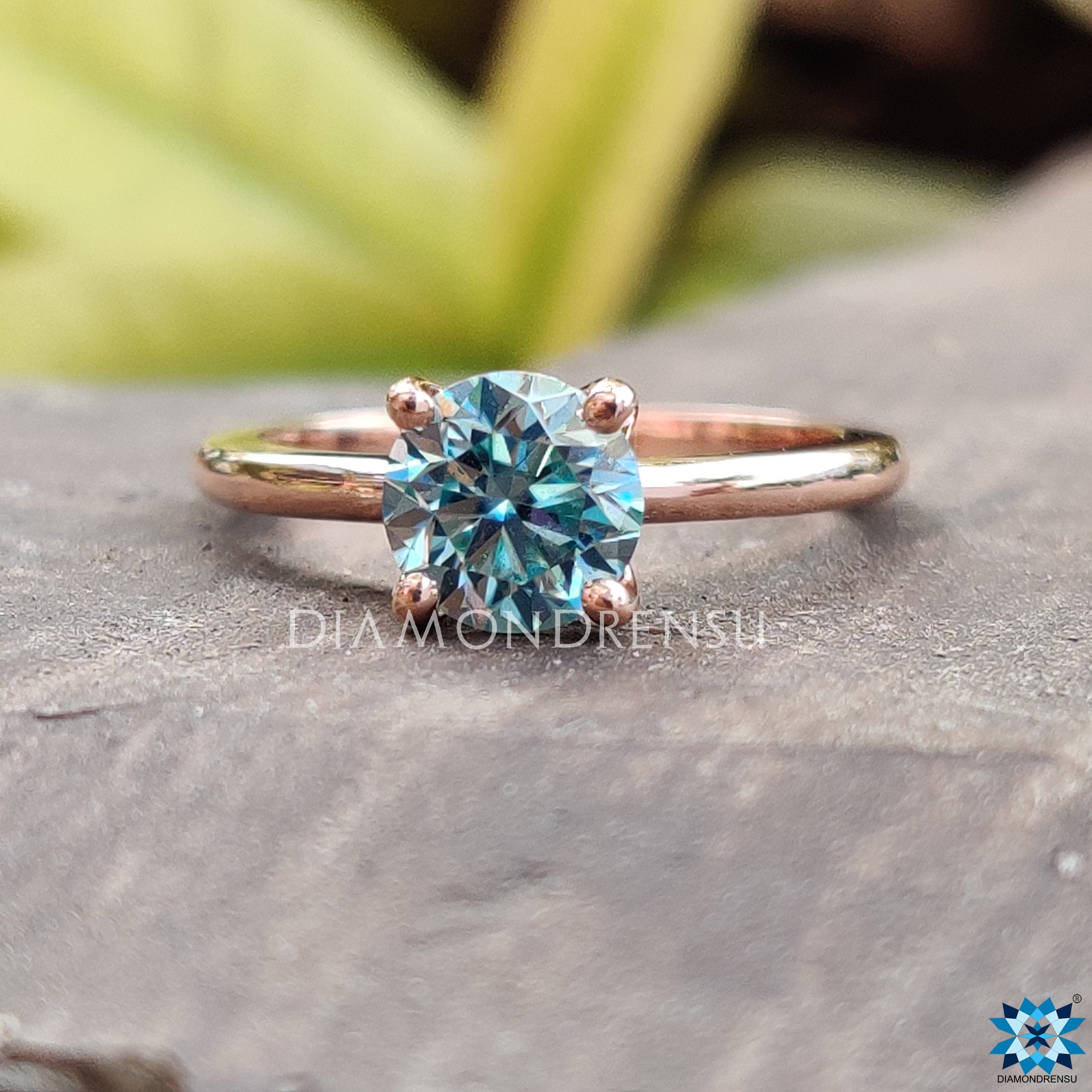 Aqua Moissanite 2025