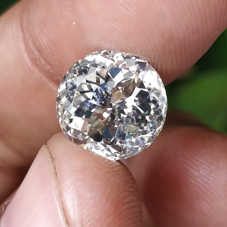 5.02 CT Heritage Portuguese Near-colorless Moissanite Loose | Etsy