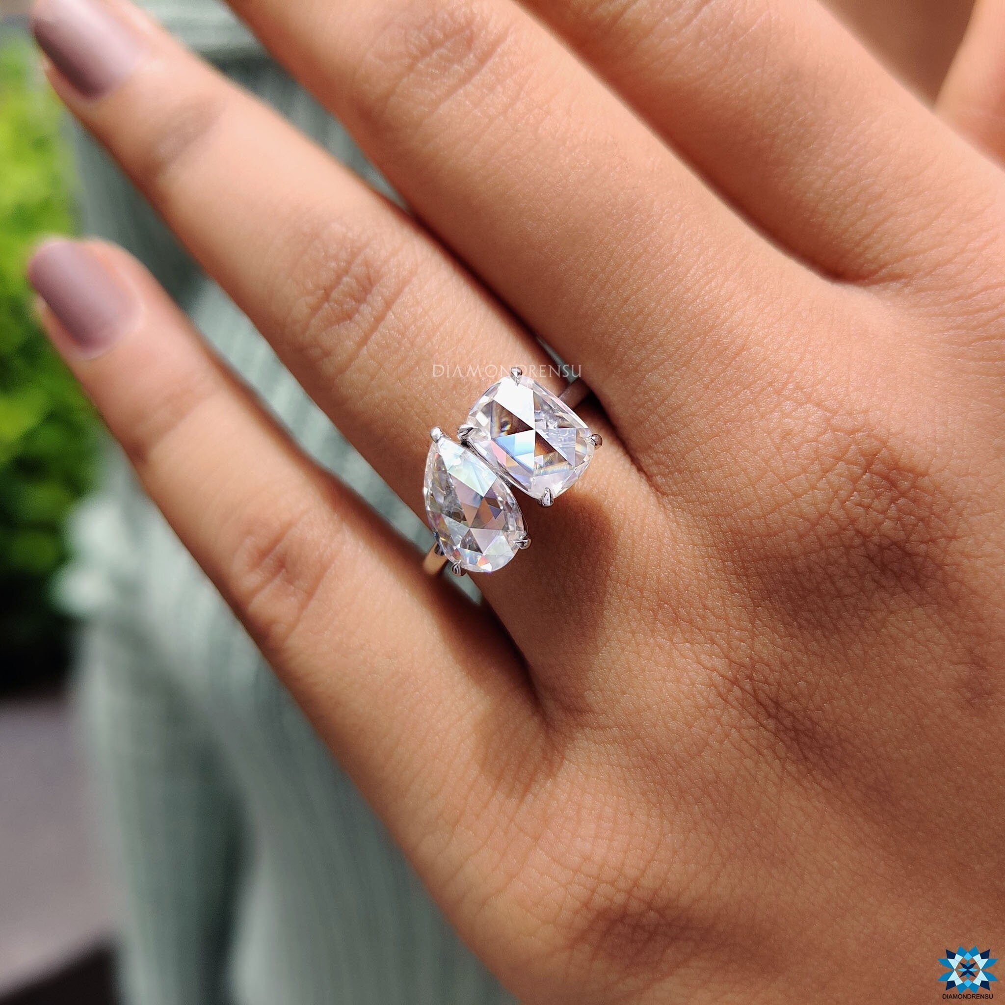 diamondrensu Engagement Rings More Etsy