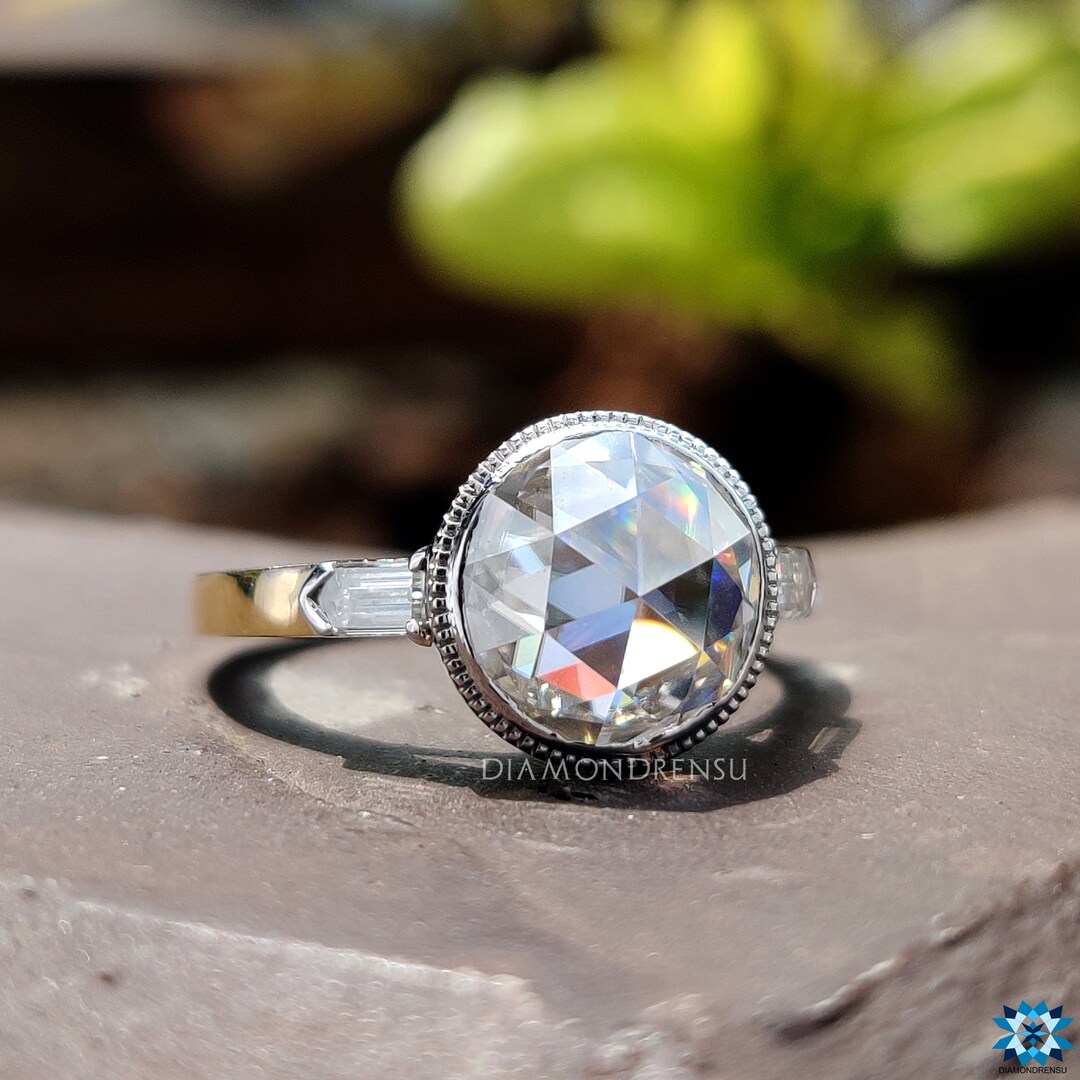 Rose Cut Diamond Lily Collins Engagement Ring Price Ring Lily And