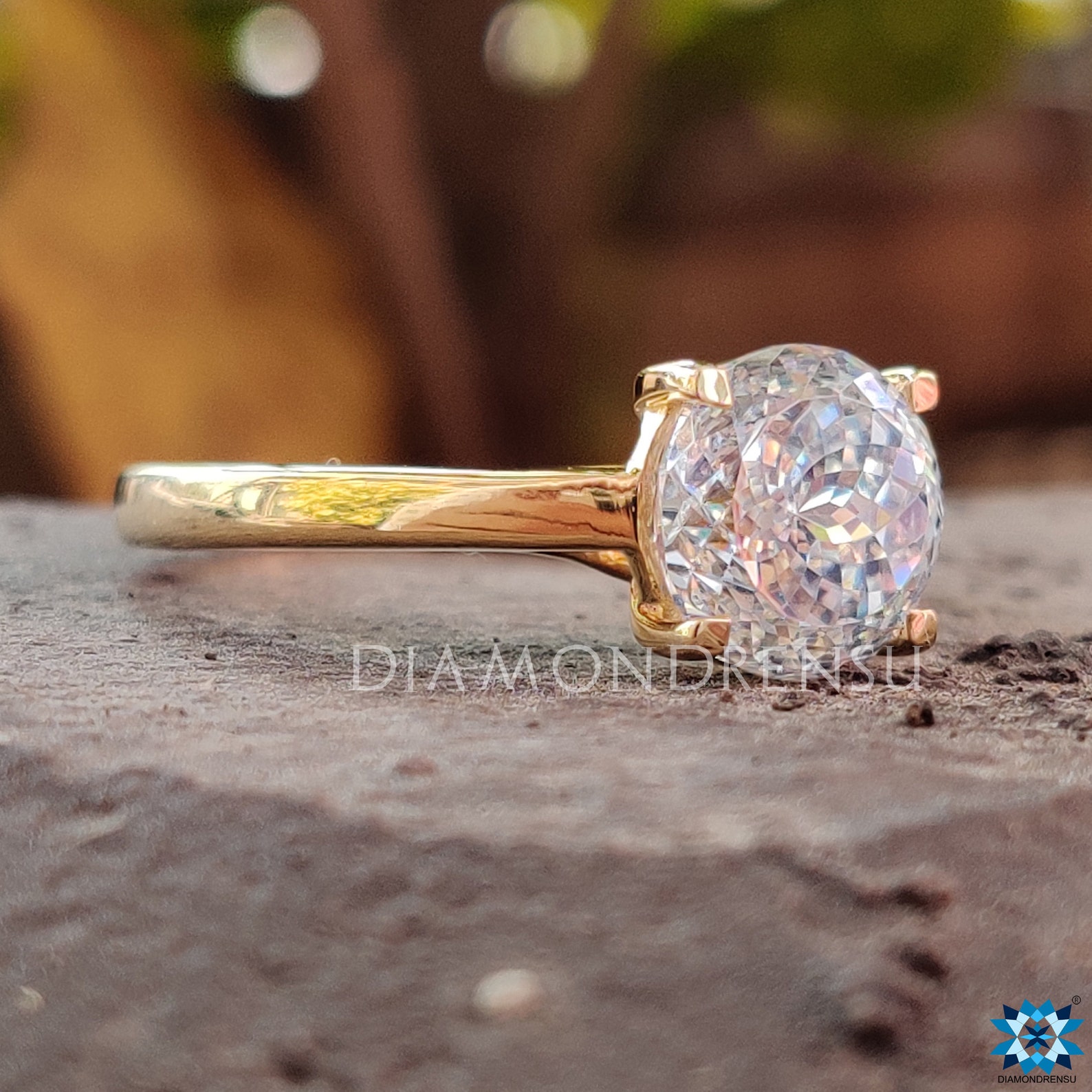 Antique 3.43 CT Portuguese Cut Colorless Moissanite Engagement Etsy