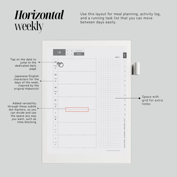 Techonichi Daily Planner & Life Book, listing photo 5