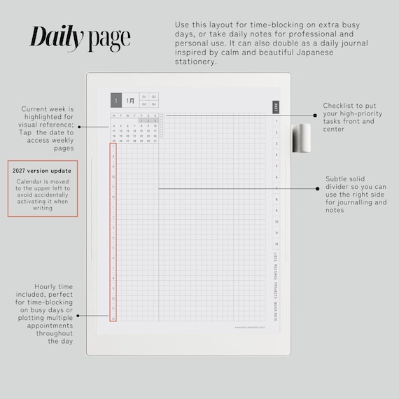 Techonichi Daily Planner & Life Book, listing photo 2