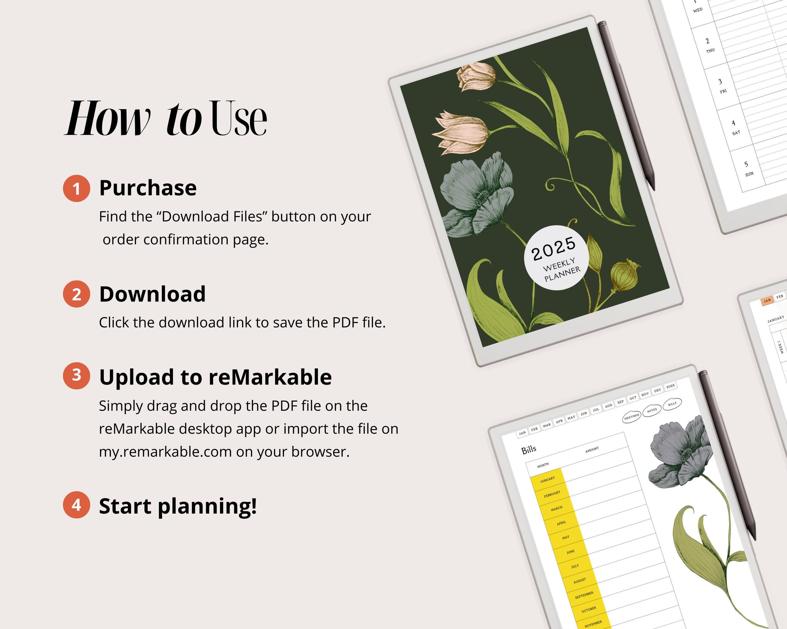 Weekly Productivity Planner