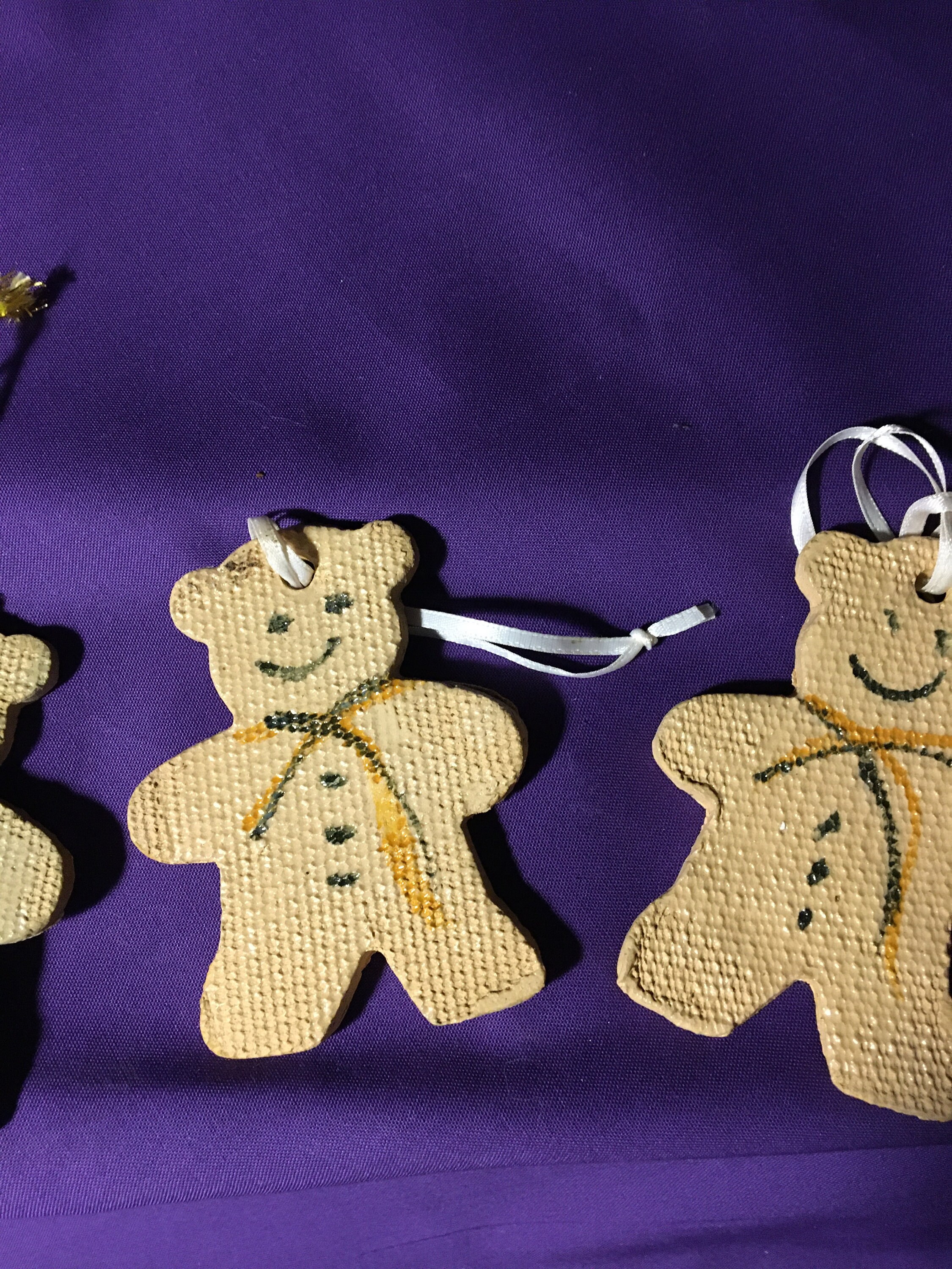 Conjunto de 4 osos de peluche Hecho a mano horno cocido | Etsy