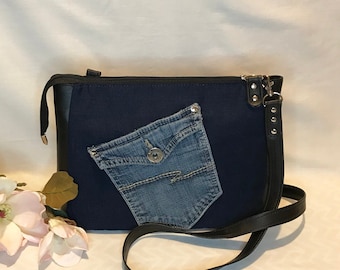 Small Denim Crossbody Bag