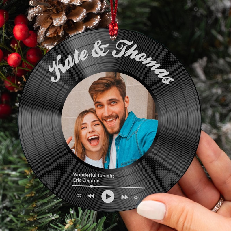 Vinyl Record Christmas Ornament Etsy
