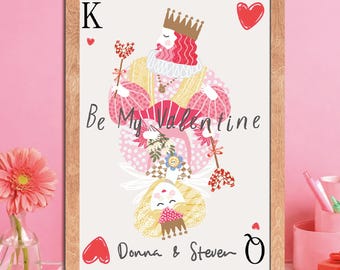 Personalized Valentine’s Day Sign for Couples, Be My Valentine Custom Love Wall Art, Romantic Couple Gift, Valentine Home Decor, Anniversary