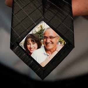 Tie Patch with Custom Photo, Father of the Bride Gift, Tie Photo Patch, Tie Picture Patch Personalized, Father of the Groom, Tie Sticker