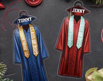 Personalized Graduation Ornament, Graduation Gift for Her, High School Graduation Gift, College Graduation Gift for Him, New Graduate 2025