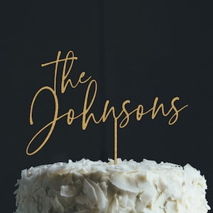 Wedding Cake Topper, Mr and Mrs Cake Topper for Wedding, Custom Cake Topper, Gold Cake Topper, Wedding Décor, Bridal Shower