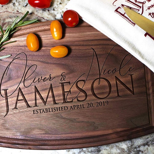 Personalized Cutting Board Engraved Cutting Board Custom Etsy