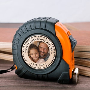 Father's Day Gift from Kids, Personalized Tape Measure Daddy Loved Beyond Measure, Dad Gifts From Daughter, Custom Gifts For Dad, Grandpa