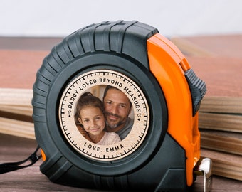 Father's Day Gift from Kids, Personalized Tape Measure Daddy Loved Beyond Measure, Dad Gifts From Daughter, Custom Gifts For Dad, Grandpa
