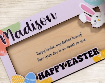 Personalized Easter Money Holder, Custom Name Money Holder for Gift, Easter Basket Stuffers, Easter Bunny Egg Money Holder, Easter Gift
