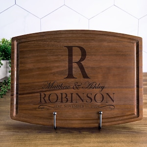 Personalized Gifts, Wedding Gift for Couple, Personalized Cutting Board, Engraved Charcuterie Board, Custom Cutting Board Bridal Shower Gift