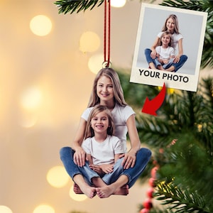 Custom Ornament, Photo Ornament, Personalized Ornament, Christmas Ornament, Acrylic Picture Ornament Family Photo, Family Ornaments 2024