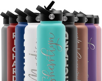 Personalized Water Bottle Etsy