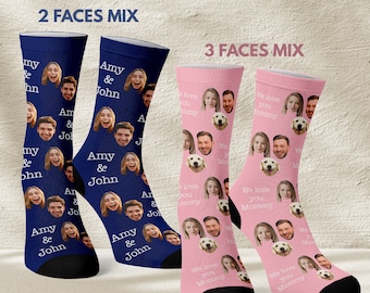 Personalized Gifts for Him, Custom Socks, Personalized Face Socks, Fathers Day Gifts for Dad, Birthday Gifts for Men, Photo Sock