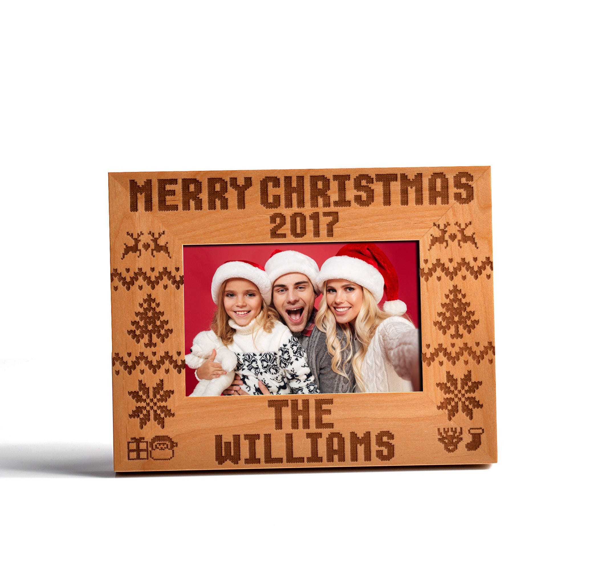 p lab personalized photo frame for christmas merry christmas 5x7 christmas photo frame