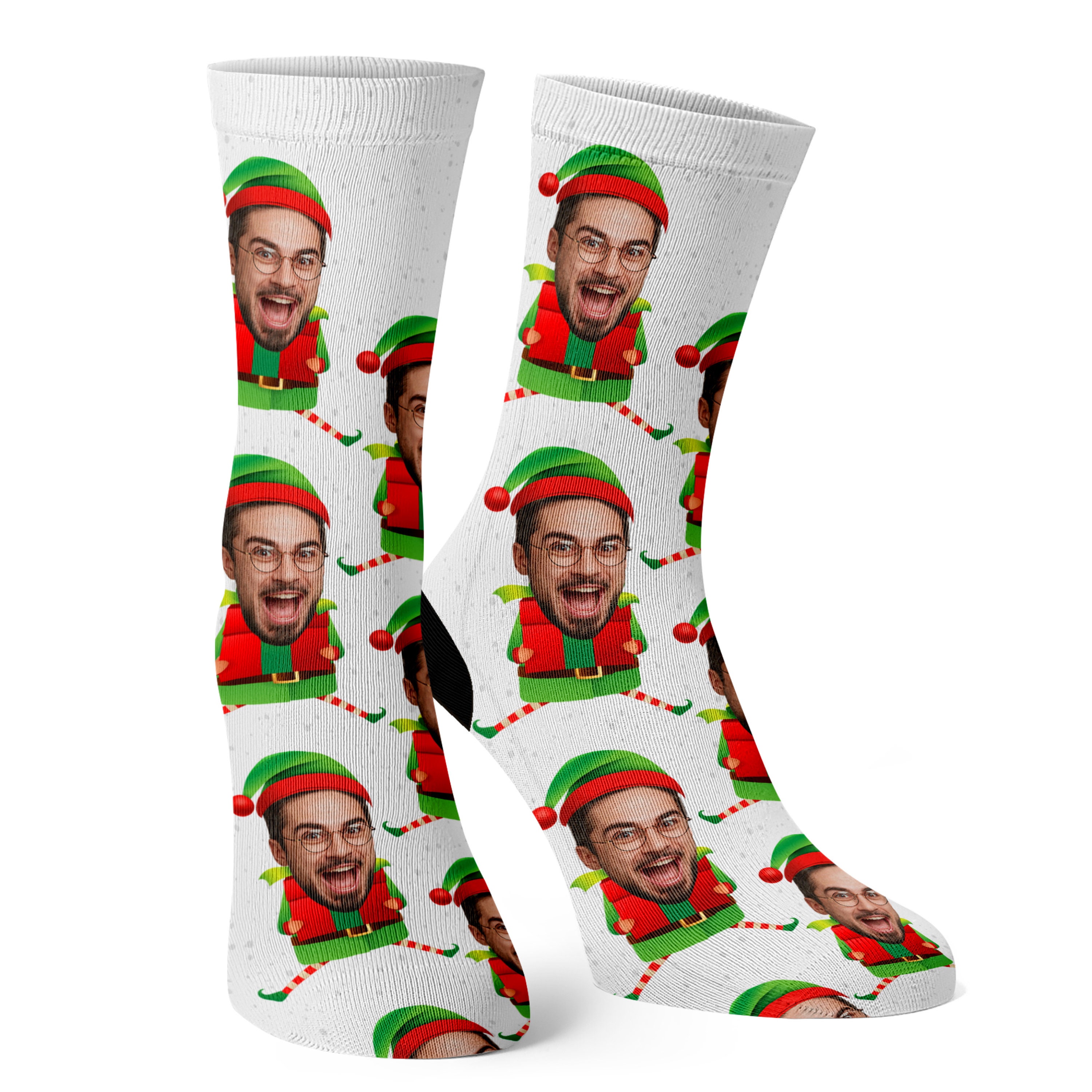 Christmas Gifts for Him, Custom Socks, Personalized Photo Sock, Funny ...