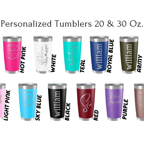 personalized tumbler cup designs