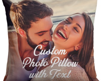 Custom Pillow Picture Pillow Photo Gift Idea, Personalized Pillow Case Throw Photo Pillow - Home Décor, Gift for Couple, New Home Gifts